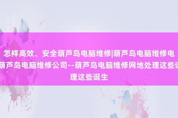 怎样高效、安全葫芦岛电脑维修|葫芦岛电脑维修电话|葫芦岛电脑维修公司--葫芦岛电脑维修网地处理这些诞生
